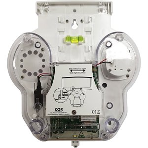 CQR BCSENZ-X-PLUS Senza X Series Sounder Backplate, 105dB A, Outdoor Use, Grade 2 and 3 Compliant, White