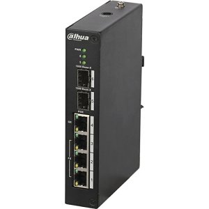 Dahua PFS3206-4P-96 4-Port Unmanaged 2-Layer PoE Switch, 3 x 10-100 Base-T, 96W