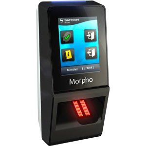 IDEMIA MorphoAccess SIGMA Lite+ Series Multi-Technology Fingerprint and Proximity Card Reader, LED Indicator