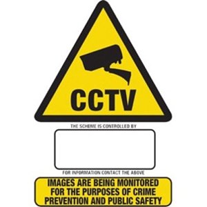 Haydon HAY-WSA3 A3 Data Compliant CCTV Warning Signs, W297mm x L420mm
