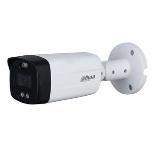 Dahua HAC-ME1509TH-A-PV Active Deterrence, HDCVI IP67 5MP 3.6mm Fixed Lens, IR 40M HDoC Bullet Camera, White
