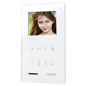 Videx KRV84W 3.5" Hands-free Flush Videophone for VX2300 System 2 Wires