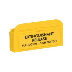 Kentec M530UK Sigma XT Range Replacement Pull Flap, Yellow