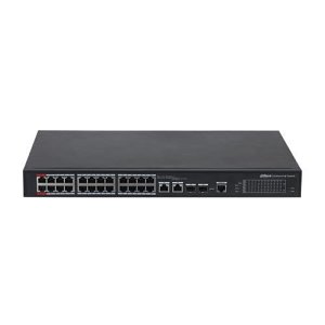 Dahua PFS4226-24ET-240 Desktop , 24-Port Managed 2-Layer PoE Switch, 4 Ч RJ45 10-100M, 240W