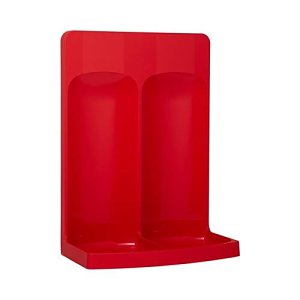 Bull STAP02 Dual Fire Extinguisher Stand, Red