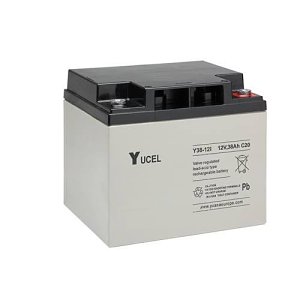 Yuasa Y38-12I Yucel Y Series, 12V 38Ah Valve Regulated Lead Acid Battery, 20-Hr Rate Capacity, General Purpose