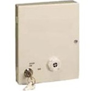 Honeywell C075W-C Galaxy Series Doorguard Door Alarm Interface in White Enclosure with Common Key