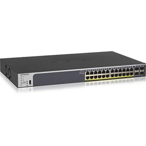 Netgear GS728TP 24-Port Gigabit PoE+ Smart Managed Pro SWITCH W/ 4 SFP 190W