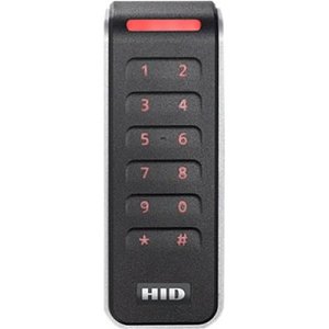 hid 20knks-01-00001h signo 20k mullion keypad reader, seos profile, osdp, wiegand, pigtail, mobile ready, black/silver