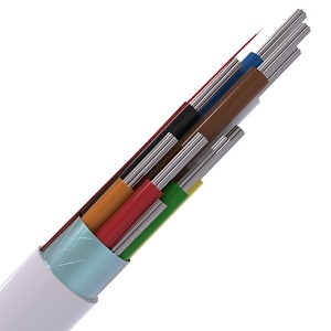 CQR CABS8/WH/LSF/200 LSF Professional Copper Screened Cable, 8