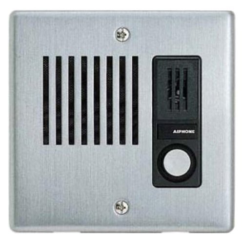 Aiphone LE-DA LEF Series Audio Only Intercom, Flush Mount Door Station, Stainless Steel Cover