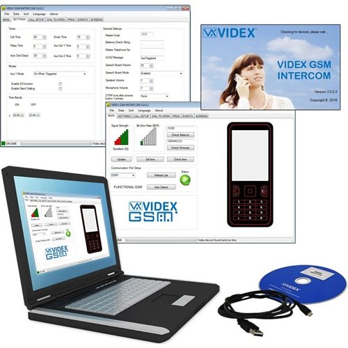 Videx GSMSK GSM Intercom Pc Programming Kit