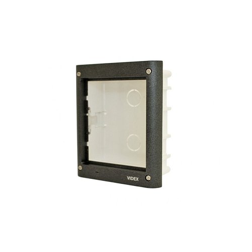 Videx 4851 4000 Series 1 Module Flush Housing, Gun Metal Grey Finish