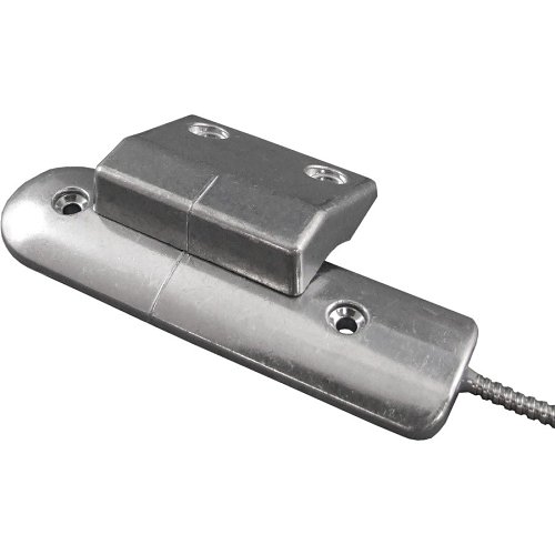 CQR RS002-ALI-1R Double Pole Heavy Duty Roller Shutter Magnetic Door Contact, Grade 1 , 1M Lead, Aluminium