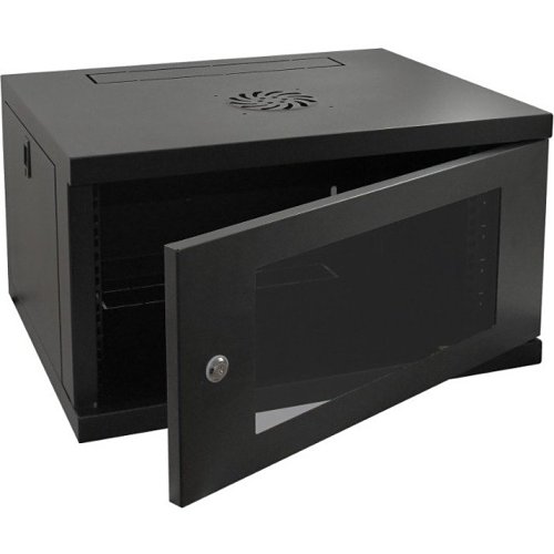 Connectix RR-W5-6-G RackyRax Series 19" Wall-Mounted Cabinet, 600mm Depth, 6U RMS