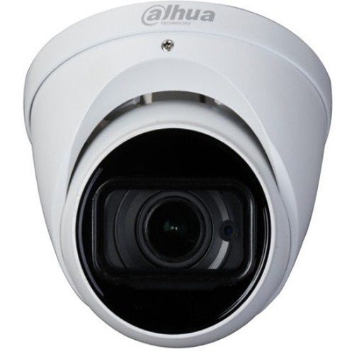 Dahua HAC-HDW1801T-Z-A Lite Series, HDCVIIP67 4K 2.7–13.5mm Motorized Lens, IR 60M HDoC Turret Camera, White