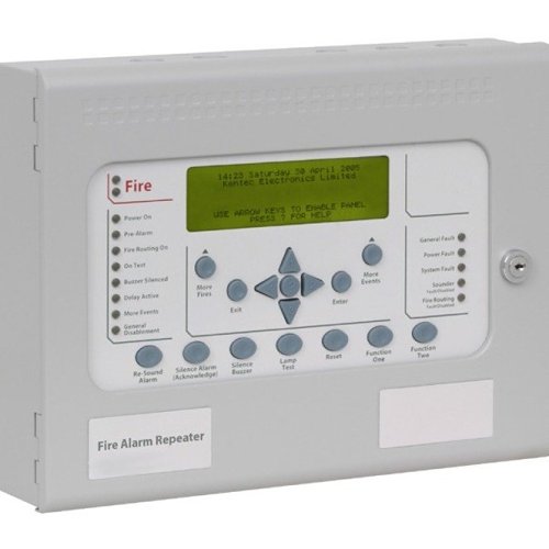 Kentec K67751M1 Syncro View Local LCD Repeater Panel with Enabled Keyswitch  and Power Supply Unit