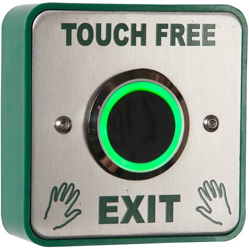 RGL EBNT-TF -1 IR Touch-Free Request to Exit Sensor Device, Illumination Green to Red, Surface and Flush Mount