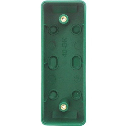 CQR XB-BB Plastic Architrave Backbox for Touchless Sensor Exit Button, Green