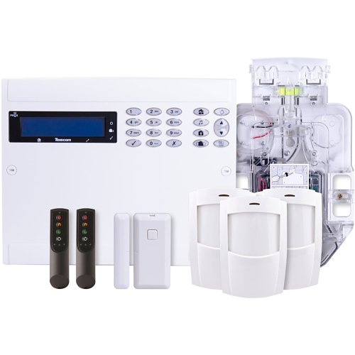 Texecom Kit-1004 Premier Elite Series, 64-Zone Self-Contained Wireless Alarm Kit with Sounder