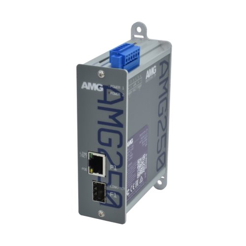 AMG 250-1F-1S Industrial Media Converter 1 x 10-100Base-TX RJ45 Port