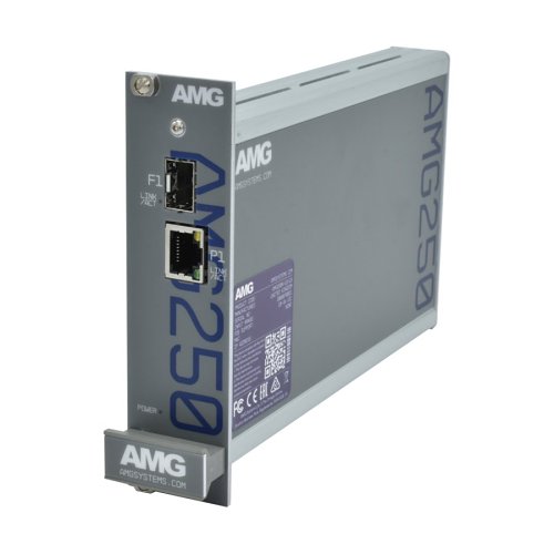 AMG 250R-1F-1S Industrial Media Converter 1 x 10-100Base-TX RJ45 Port