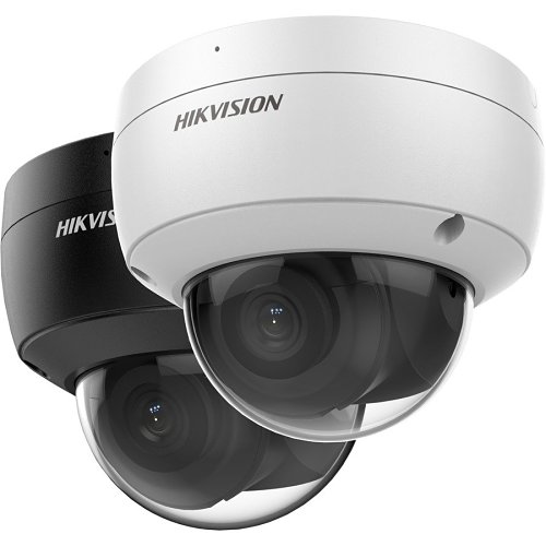 Hikvision DS-2CD2166G2-ISU Pro Series AcuSense IP67 6MP IR 30M IP Dome Camera, 2.8mm Fixed Lens, Black