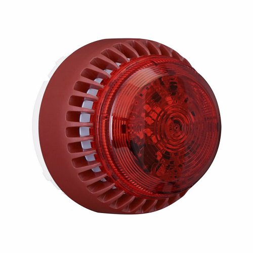 Eaton Fulleon, ROLP Solista LED Sounder Beacon, Red lens, Red Housing, No Base (ROLPSB/SV/RL/R/NO Base)