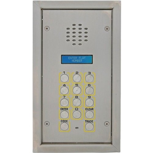 Videx SP300-1R Vandal Resistant Audio Digital Door Panel with Display and Name Scroll for VX2200 Series