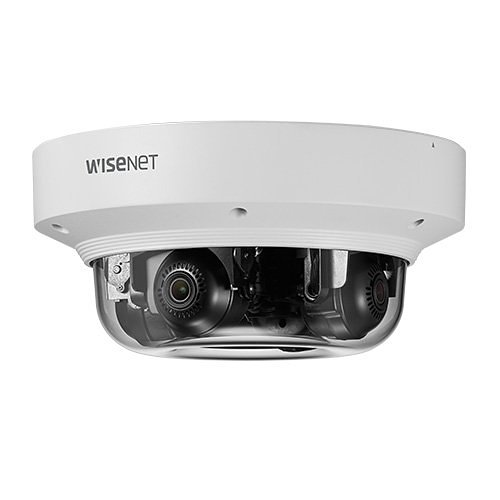 Hanwha PNM-9084QZ1 8MP WDR Multi-Sensor PTRZ Camera, 3-6mm Motorized Varifocal Lens