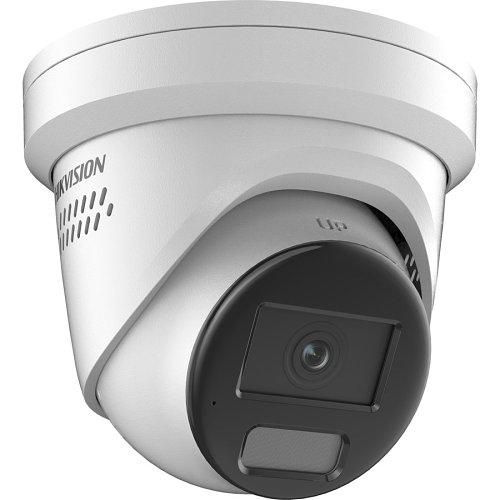 Hikvision DS-2CD2347G2-LSU/SL Pro Series, ColorVu IP67 4MP IP Turret Camera, 4mmFixed Lens, White