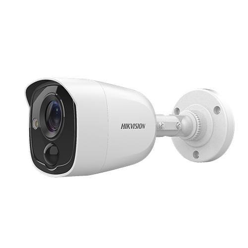 Hikvision DS-2CE11H0T-PIRLO IOT Series, Turbo HD IP67 5MP 2.8mm Fixed Lens, IR 20M PIR Mini Analog Bullet Camera