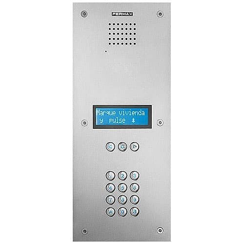 Fermax 5465 Intercom Door Station with Keypad, Stainless Steel