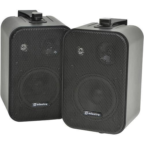 avsl B30V-B Adastra 4" Line Background Speaker 30W 100V, Black, 1-Pair