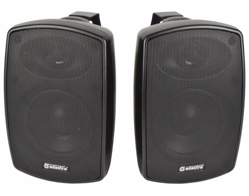 Adastra BH4B Speaker Outdoor 4" Black 35w Pair Ip44