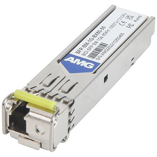 AMG SFP-SM-1G-BX80-55 SFP-1G Series, SFP Module, 1Gb 80Km Single-Fibre ...