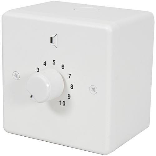 avsl V12-VR 100V Volume Control, Relay Fitted 12W, White