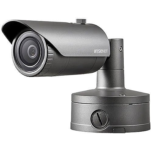 Hanwha XNO-8030R Wisenet X Series, IP67-IP66 5MP 4.6mm Fixed Lens, IR 30M IP Network Bullet Camera, Grey