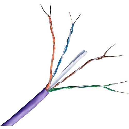 Connectix 001-003-005-60S CAT6 UTP LSZH Solid Core Cable,305m Box, Purple