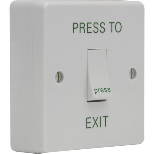 3E 3E0664 Exit Switch with Box for Low-Traffic Doors, Single Gang