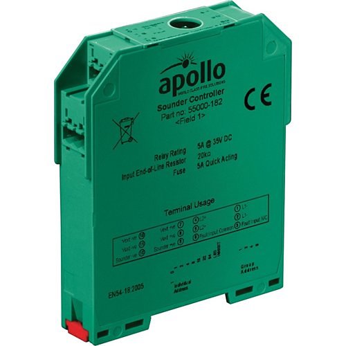 Apollo 55000-182APO XP95 Series DIN-Rail Audio Visual Control Module 5A