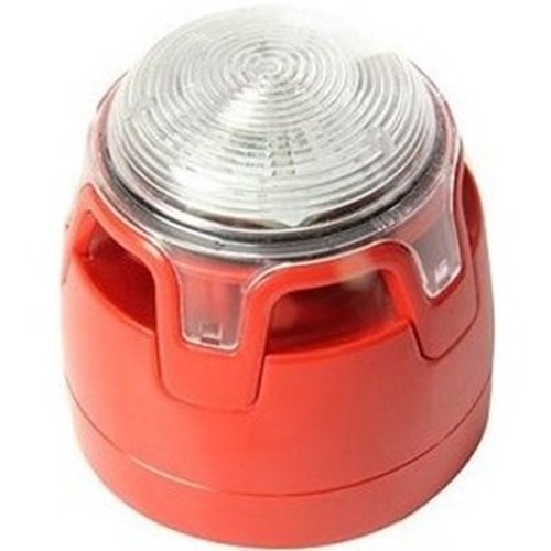 KAC CWSS-RR-W5 KAC Red Body Deep Base Red LED Sounder Beacon