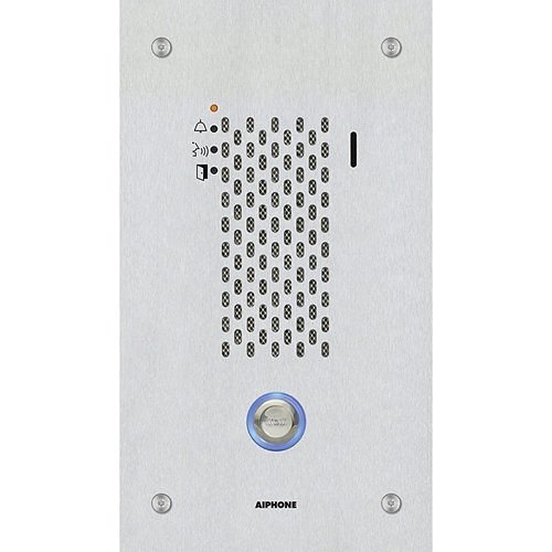 Aiphone IX-SSA IP Audio Door Station, SIP Compatible, Vandal Resistant, Stainless Steel