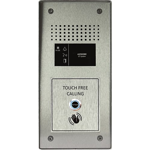 Aiphone GTN-1A/S/SS 1-Way Surface Mount Audio Door Station, Stainless Steel