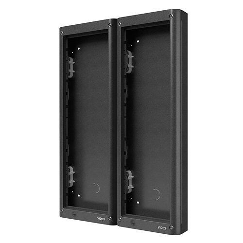 Videx 4886 4000 Series 6 Module Surface Housing, Gun Metal Grey Finish