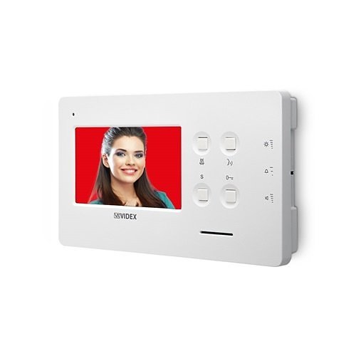 Videx 6478 VX2200 Colour Handsfree Video Monitor with 4.3" Monitor, No Back Plate Required