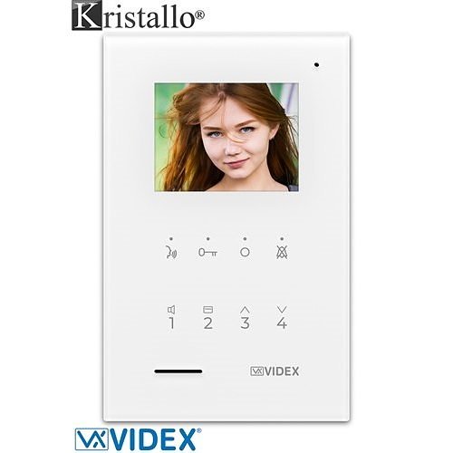 Videx KRV74W 3.5" Hands-free Colour Video Monitor, White