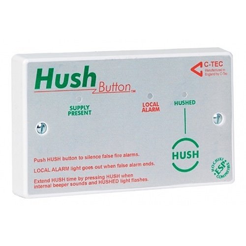 C-TEC XFP508H Hush Button, Hochiki ESP Protocol, BS 5839-6 Compliant