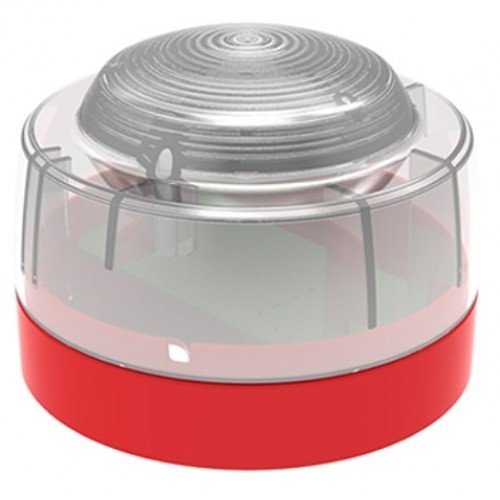 KAC CWSS-RR-S5 Red Body Shallow Base Red LED Sounder Beacon