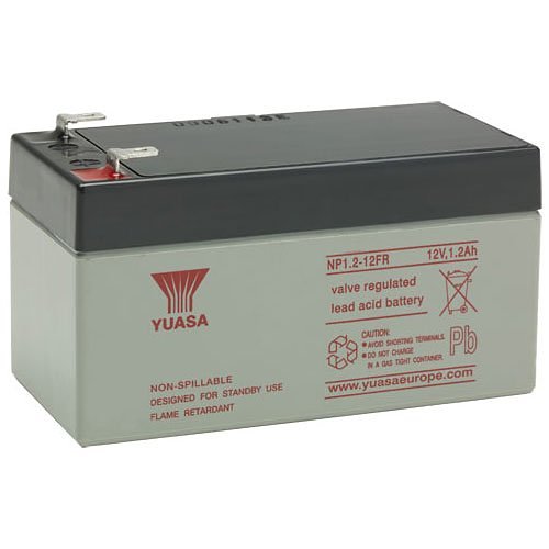 Yuasa NP12-12FR Industrial NP Series, 12V 12Ah Valve Regulated Lead ...